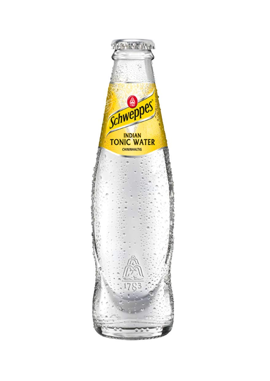 Schweppes Indian Tonic Water 0% Vol. 0,2 Liter-Flasche inkl. 0,10€ Pfand