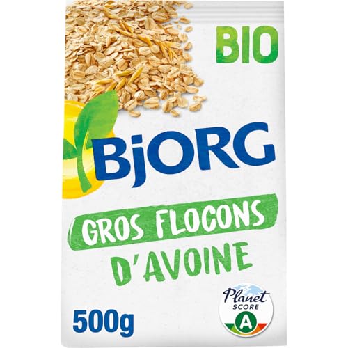 Gros Flocons d'Avoine Complètes Bio BJORG - Pack Éco 4x500g