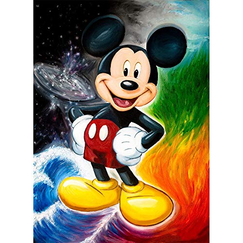Diamond Painting Kits for Adult Kids,DIY 5D Round Crystal Full Drill Cross Stitch Handicraft, for Home Wall Decorative Arts Crafts, Full Drill (Mouse)