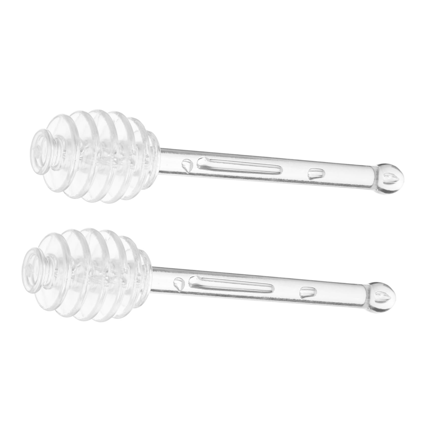 Homoyoyo 2pcs Honey Dipper Sticks Reusable Honey Mixing Wands for Effortless Stirring Tea and Food-grade Material for Home and Kitchen Use