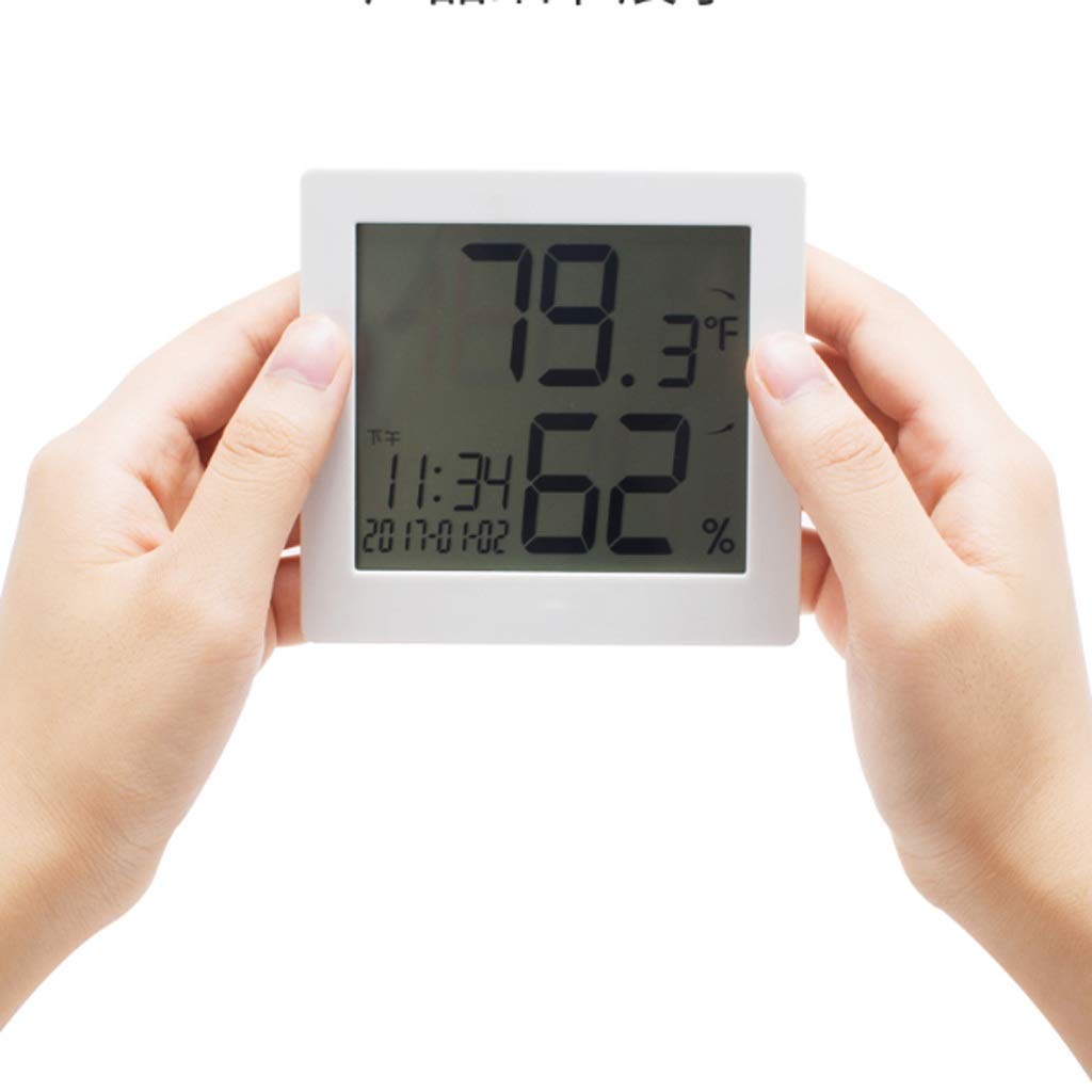 Electronic Temperature and Humidity Meter Indoor Multifunctional High Precision Silent Thermometer Home Office Baby Room