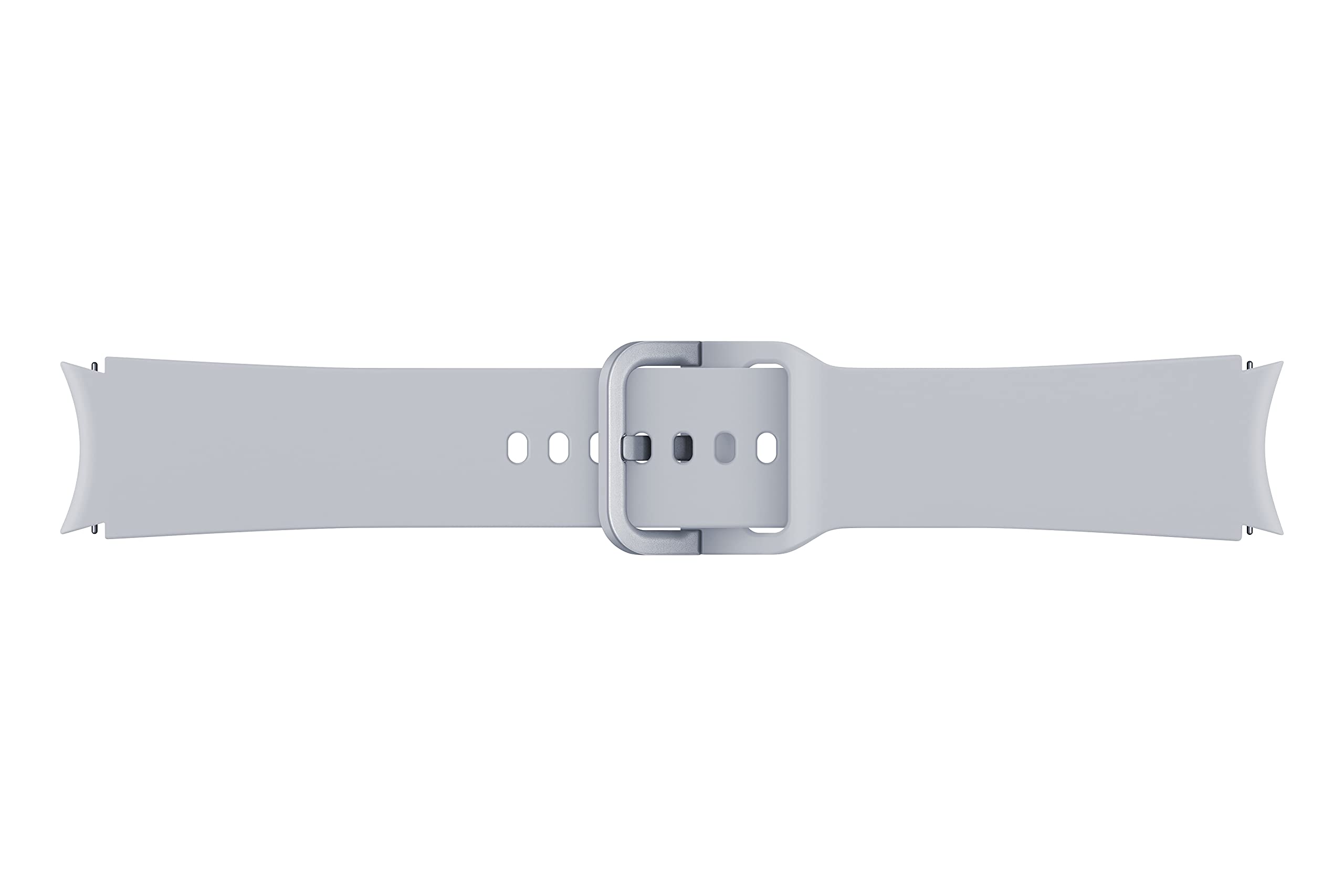 Samsung Bracelet de Montre de Sport (FKM) - Officiel Watch Band - 20 mm - M/L - Argent