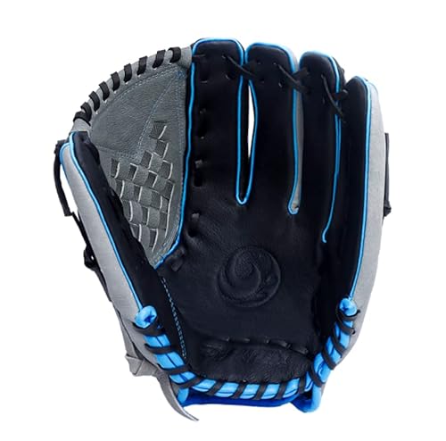 Phinix 12 1/2" All Pigskin Baseball & Softball Gloves (Gray & Black) #TOP20