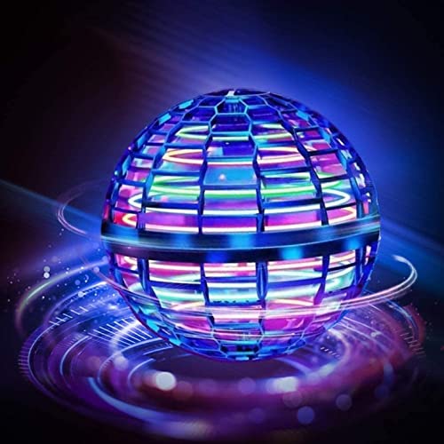 Fly Orb Boomerang Ball Flying Orb Ball Hover Ball Toy Led Lights Floating Infinity 360°Rotating Hover Ball Outdoor Cool Things Toy for Adult Kid Playing
