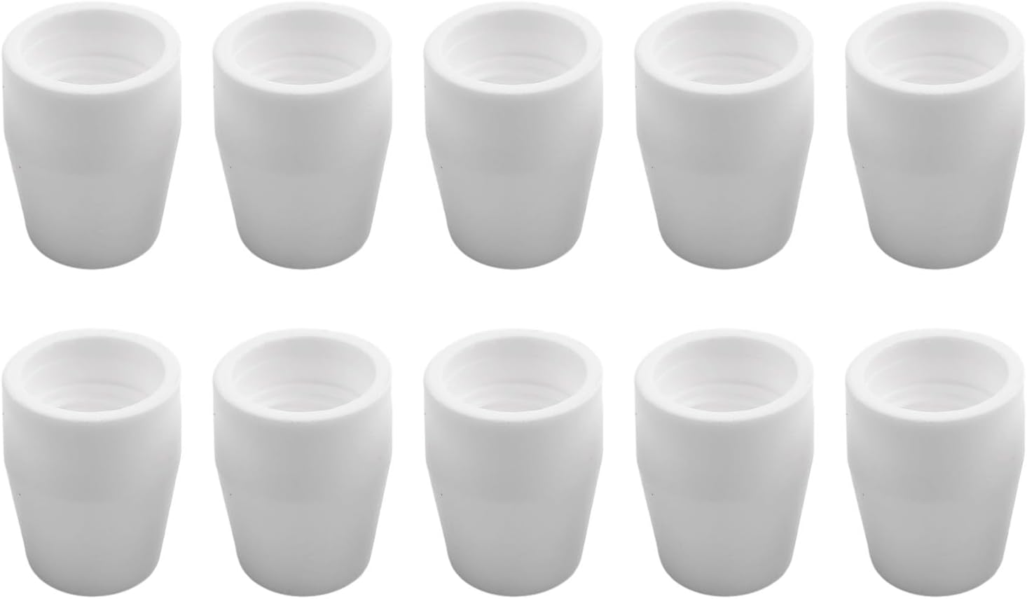 10 Pack Plasma Cutter Consumable Cups for PT-31, CT312, CUT40/50, JG-40, WSD-LG40 Torches Compatible with Rilon, Riland, Jasic, Mitech, Chiry, UNT, Krypton, Longetivity, Berlan Models