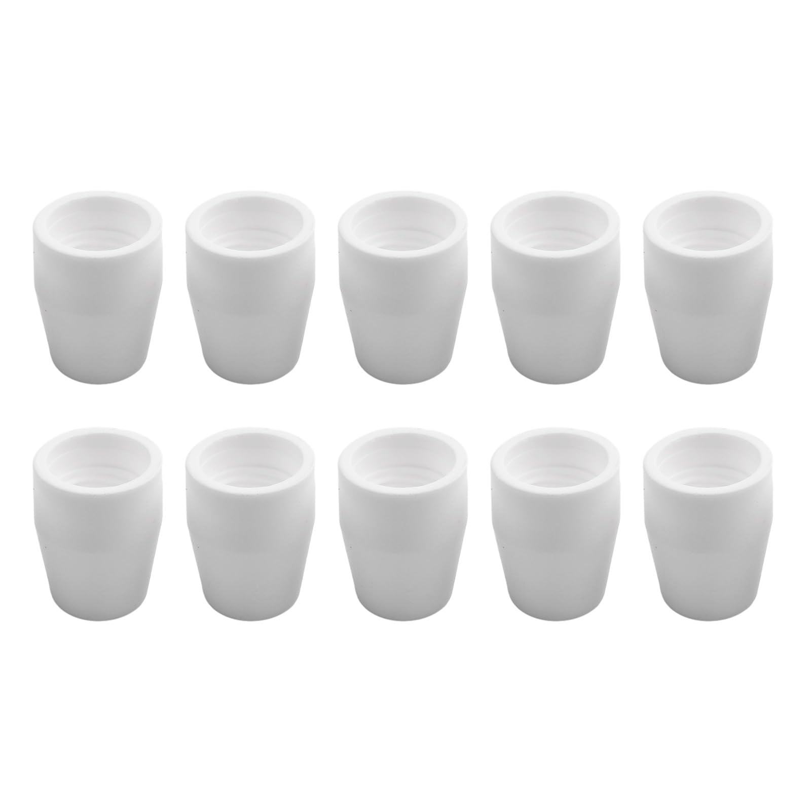 10 Pack Plasma Cutter Consumable Cups for PT-31, CT312, CUT40/50, JG-40, WSD-LG40 Torches Compatible with Rilon, Riland, Jasic, Mitech, Chiry, UNT, Krypton, Longetivity, Berlan Models