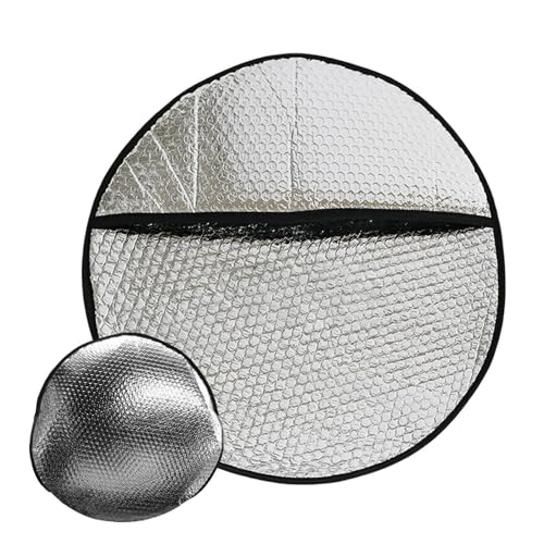 Auto Sonnenabdeckung - Wärmereflektor Lenkerräder Sonnenschutz, 40,5 x 40,5 cm praktische Fahrzeug Sonnenblocker Wärme Isolierung für Minivan -Tonabnehmer Limousinen SUV