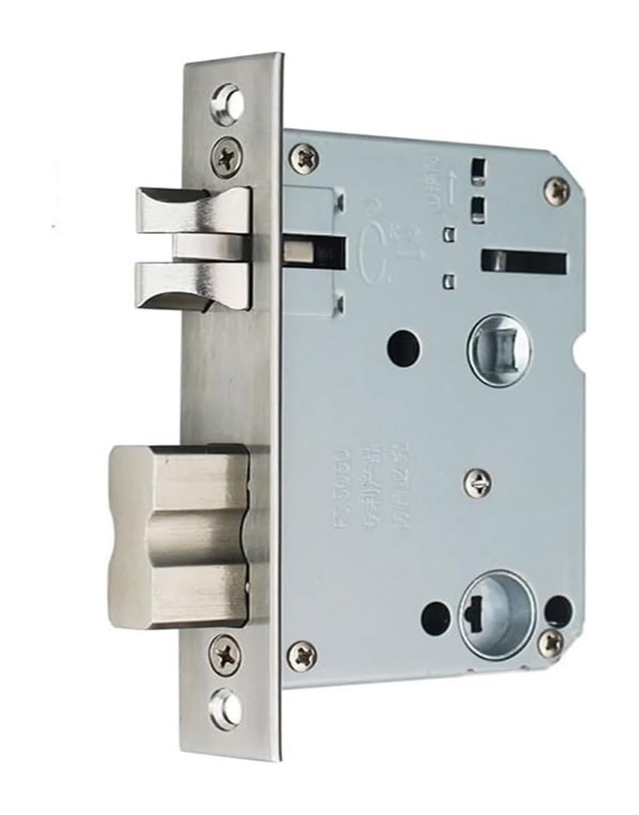Cerraduras de embutir, cerraduras de hoja, Cuerpo de cerradura mortaja electrónica acero inoxidable 5050 for puerta inteligente