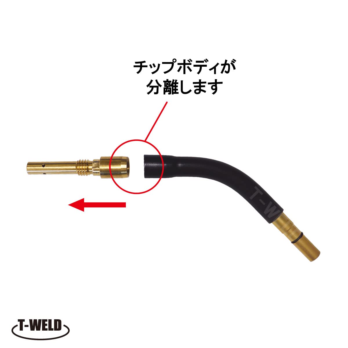 Amazon | TOAN 半自動溶接 CO2 ダイヘン 350A BT3510/WT3510 トーチ 