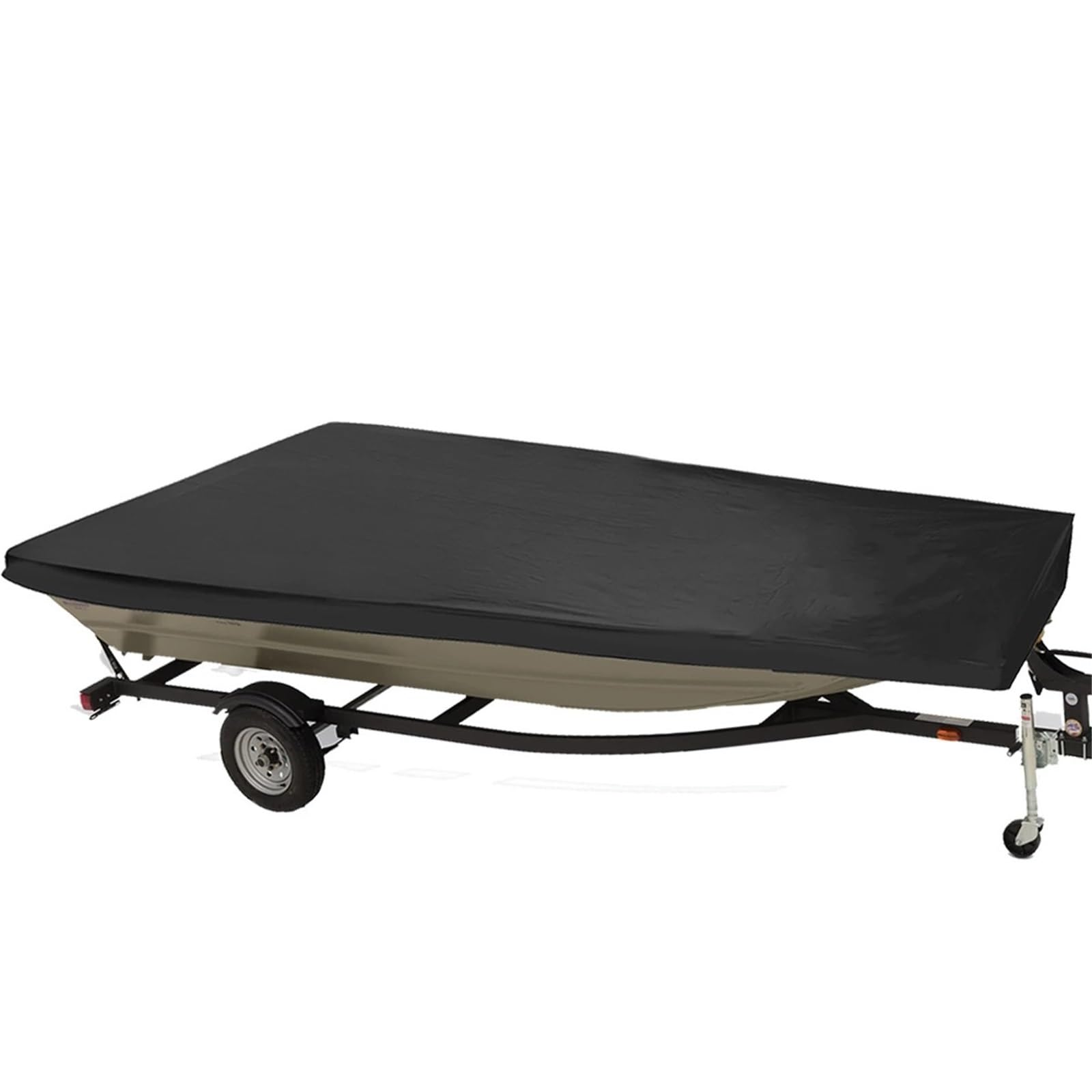 BDXMKS Boat Cover 210D Waterproof Boat Cover Winter Snow Cover Heavy Duty Marine Accessories Sunshade Dustproof Cover 10-12Ft/12-14Ft/14-16Ft(10FT)
