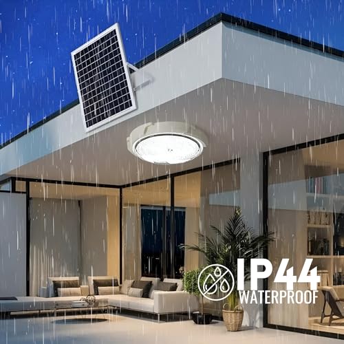 hardoll 300W Solar Light Outdoor LED Waterproof Garden Indoor Ceiling Lamp