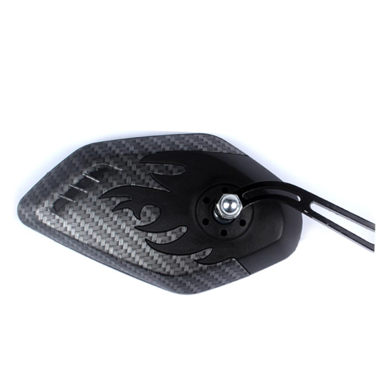 Specchietto Bici da Manubrio, Coppia, 21-23mm, Lega Alluminio e ABS | Specchio da Bicicletta, Angolo Ampio, Regolabile e Ruotabile, Nero, Compatto, Antiurto, Aspetto Elegante