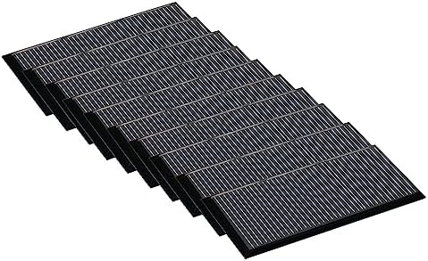10Pcs Mini Solar Panels for Solar Power, 1.5V 160mA Mini Solar Panel Kit DIY Electric Toy Photovoltaic Cells Solar Epoxy Cell Charger 1.18″*0.98″ (30mm*25mm)