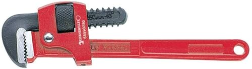 65590600 Stillson Pipe Wrench, 24'' Size, 600mm Length, Max 77mm Jaw Opening, Lacquered for Enhanced Protection, Secure Grip, Pipework, Made in Germany
