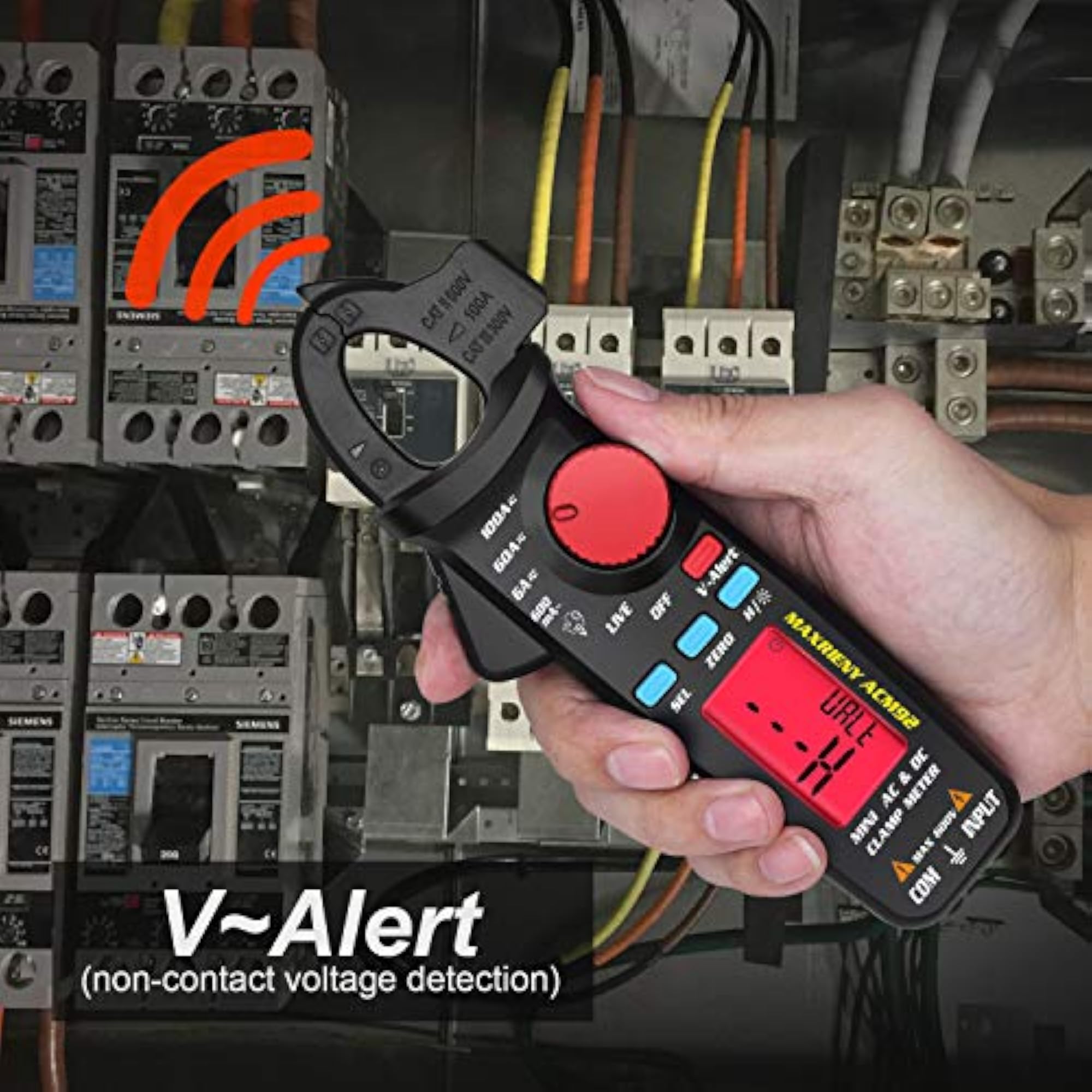 Digital Multimeter Clamp Tester, 6000 Counts