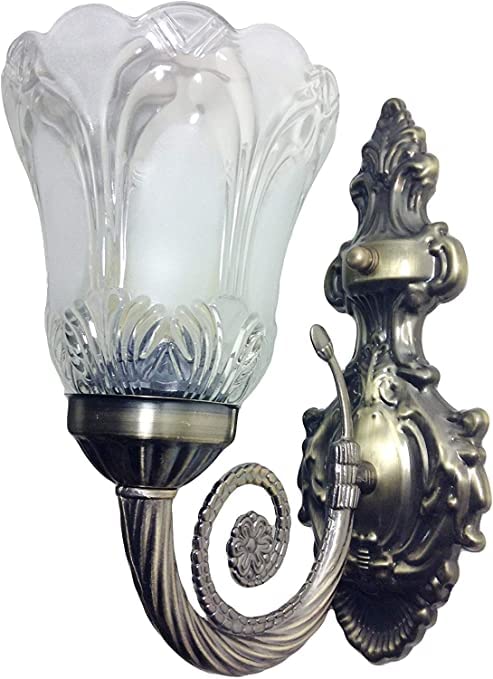 Image of Glass Wall Decor Light, Wall Lamp, Wall Hangings Light, Home, Wall Lights, Antique Home Decor Without Light (Wall Lamp-06)