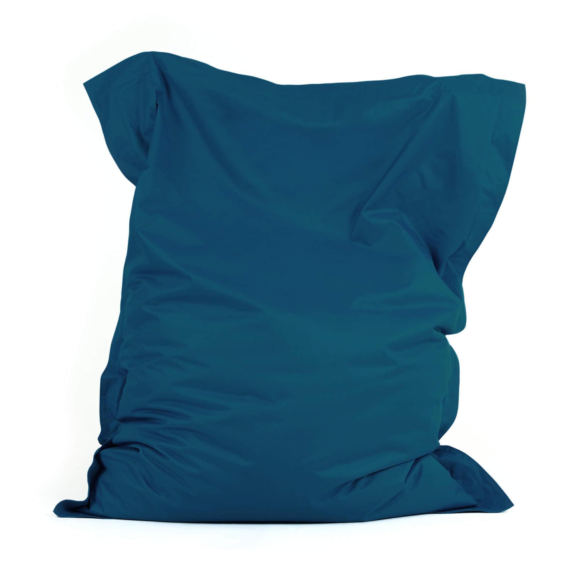 Bean Bag Bazaar Giant Outdoor Bean Bag, Teal, Outdoor Floor Cushion with Water Resistant Fabric, Large Beanbag with Filling Included, 180cm x 140cm, Sun Lounger, Garden Chair, Garden Seating