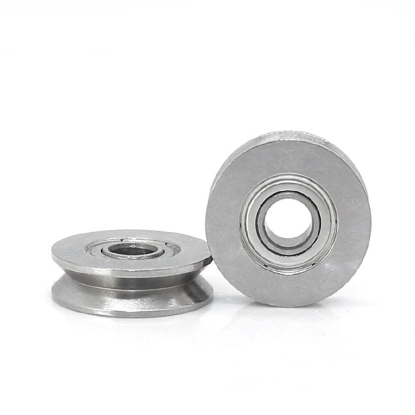 Roulements, Roulement en acier inoxydable S605 606 607 SUS 440, avec rainure dans la bague extérieure, Type UV 608 609, 10 pièces(S609-2-1)