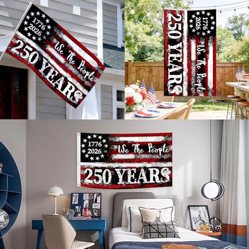 Image of 3x5 FT American Flag - Double-sided printing USA Flag with Bold Quote inchWe'll Put a Boot in Your As s It's the American Way inch,Made of Polyester,Vibrant Colors, Brass Grommets for Outdoor & Indoor Display (250TH-4)