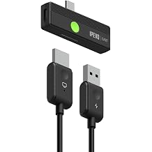 IPEVO CAST Wireless Screen Sharing | Full HD 1080p @ 60Hz | USB-C Transmitter & HDMI Receiver | Plug & Play, Cross-Platform | No Software, No App, IT-Free Operation | Meeting Rooms, Classrooms