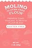 Harina de Molino Sin Gluten para Pastel, Panqueques y Muffins, Certificada GFCO, 1.1 Libras por Bolsa (Paquete de 4) 7