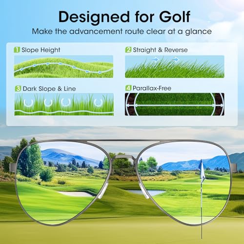 Golf Sunglasses for Men, Polarized Lenses for Green Reading, Lightweight & Stylish for Golfing, Fishing & Driving2