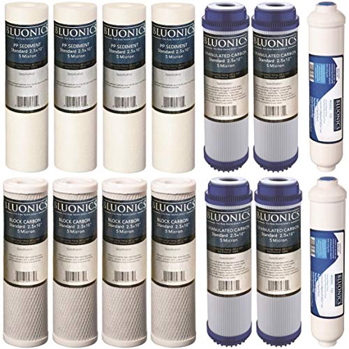 14 pc Reverse Osmosis Replacement Filter Set RO Water Purifier Cartridges