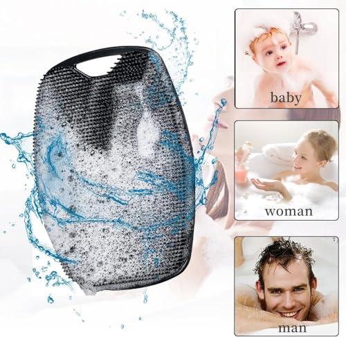 JUDEE Body Scrubber for Bathing - Dead Skin Remover, Premium Super Soft Silicone Body Shower Scrub, Reusable Body Cleansing Brush for Men, Women and Children - 1 Pc (Scrubber) - Image 5