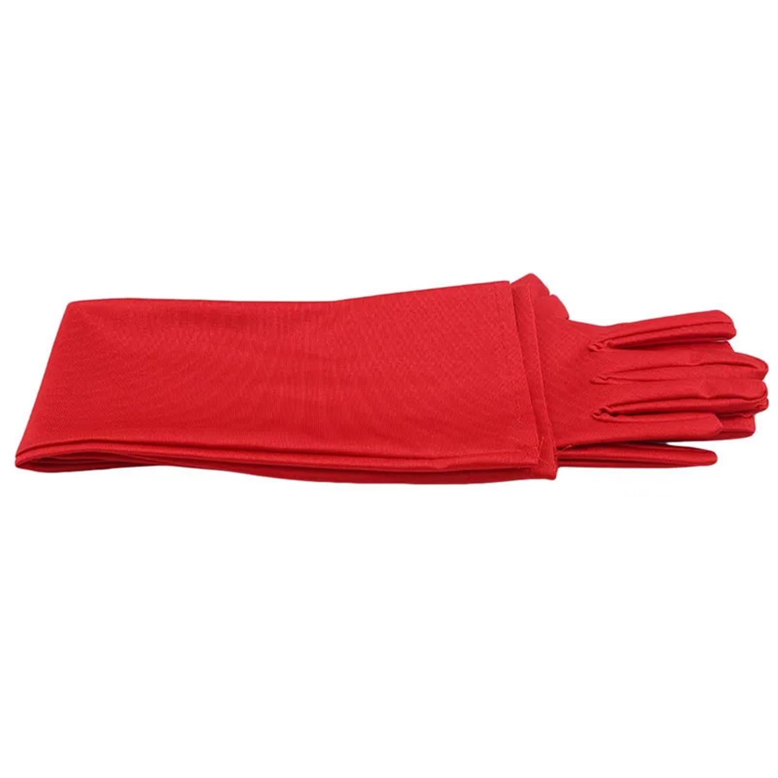 2 pares de guantes largos satén, for fiesta noche, graduación