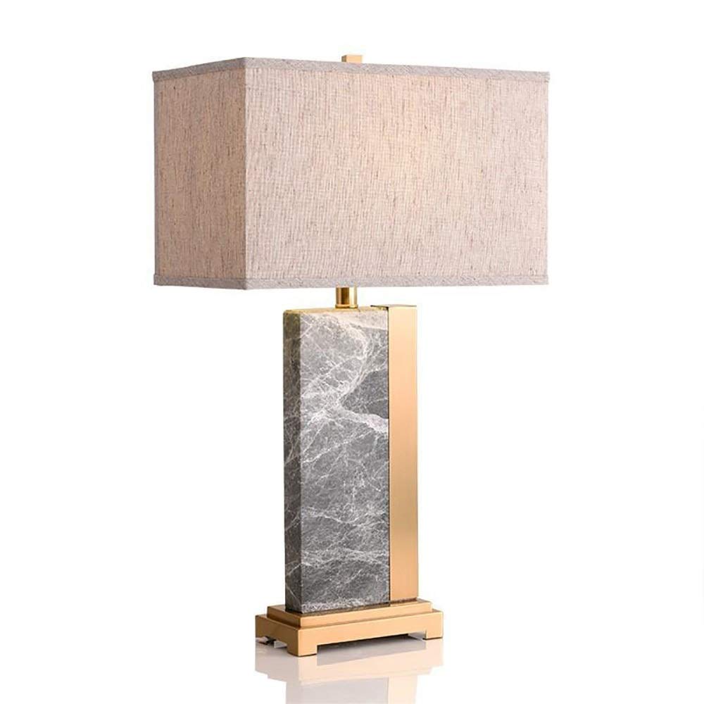 DAMAI Postmodern Creative Luxury Hardware Natural Marble Table Lamp Fashion Design Living Room Table Lamp 38 * 64cm CVUDCRXV