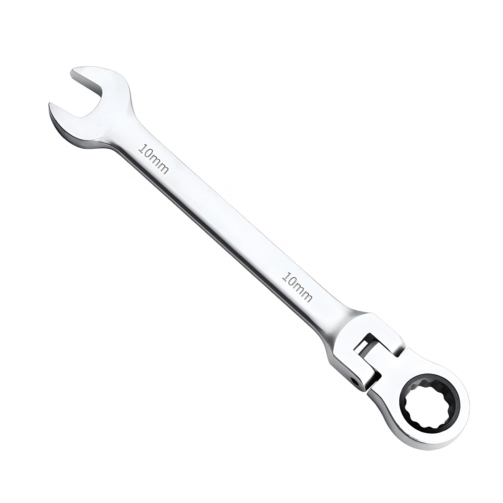 Foyscr Combination Ratchet Spanner, CRV Forged 10mm Wrench