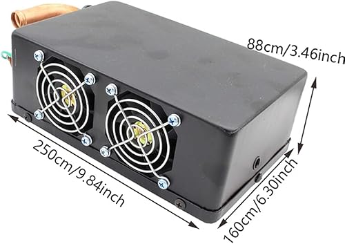 Miniatura 3 de Calentador de coche de 12 V, 50 W, portátil, ventilador descongelador, 3 puertos, descongelador, descongelador, calentador de ventilador de coche,