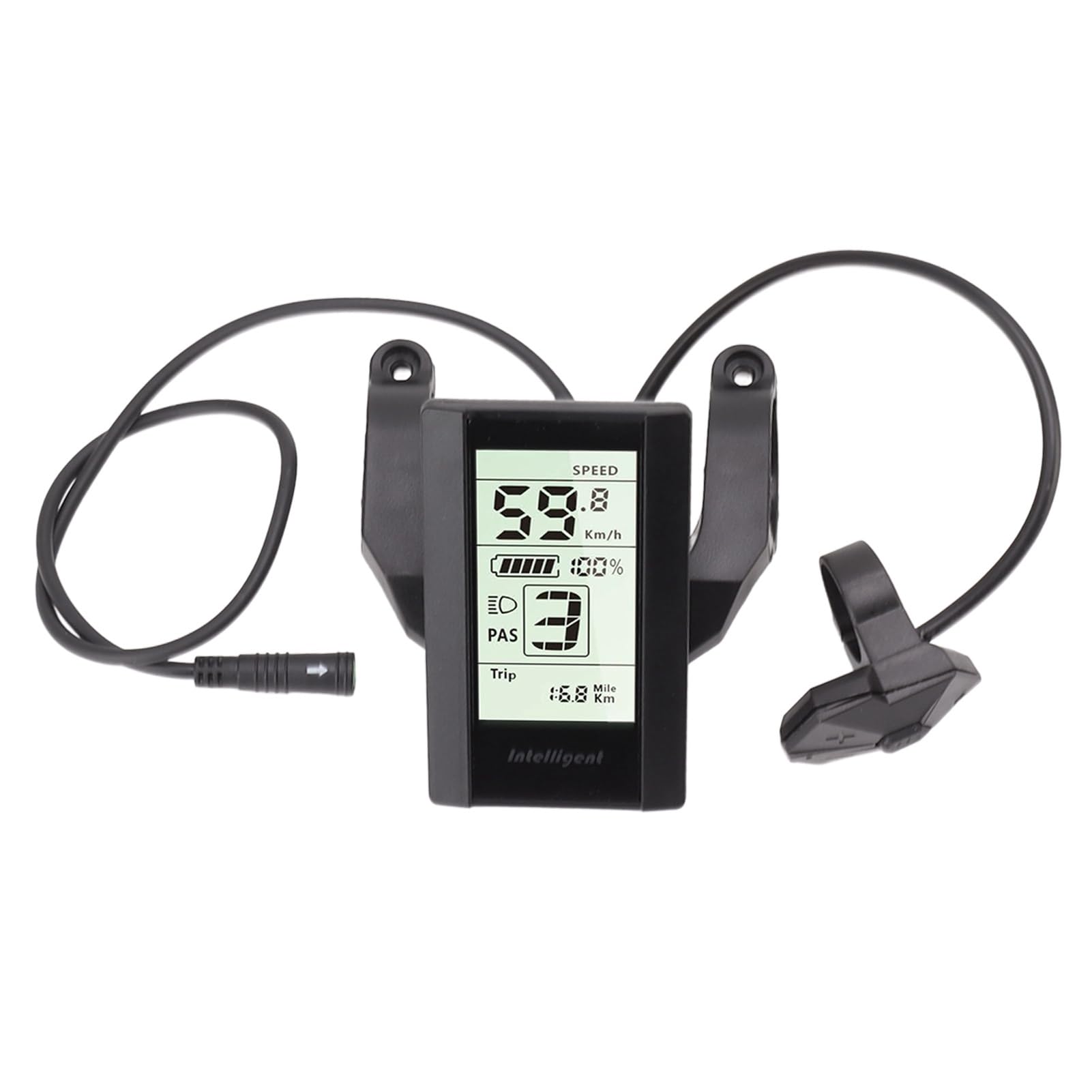 Electric LCD Display Meter, 24V 36V 48V 52V 800S Electric Bike Display Panel, Bike LCD Controller with Modification Function