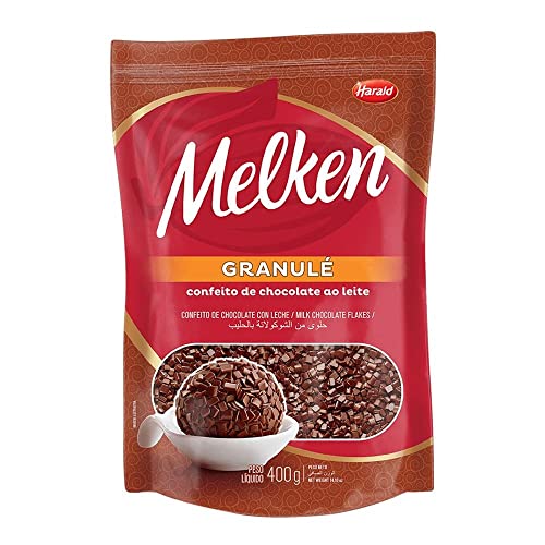 Chocolate Granulado Ao Leite Granulé 400g Melken Harald