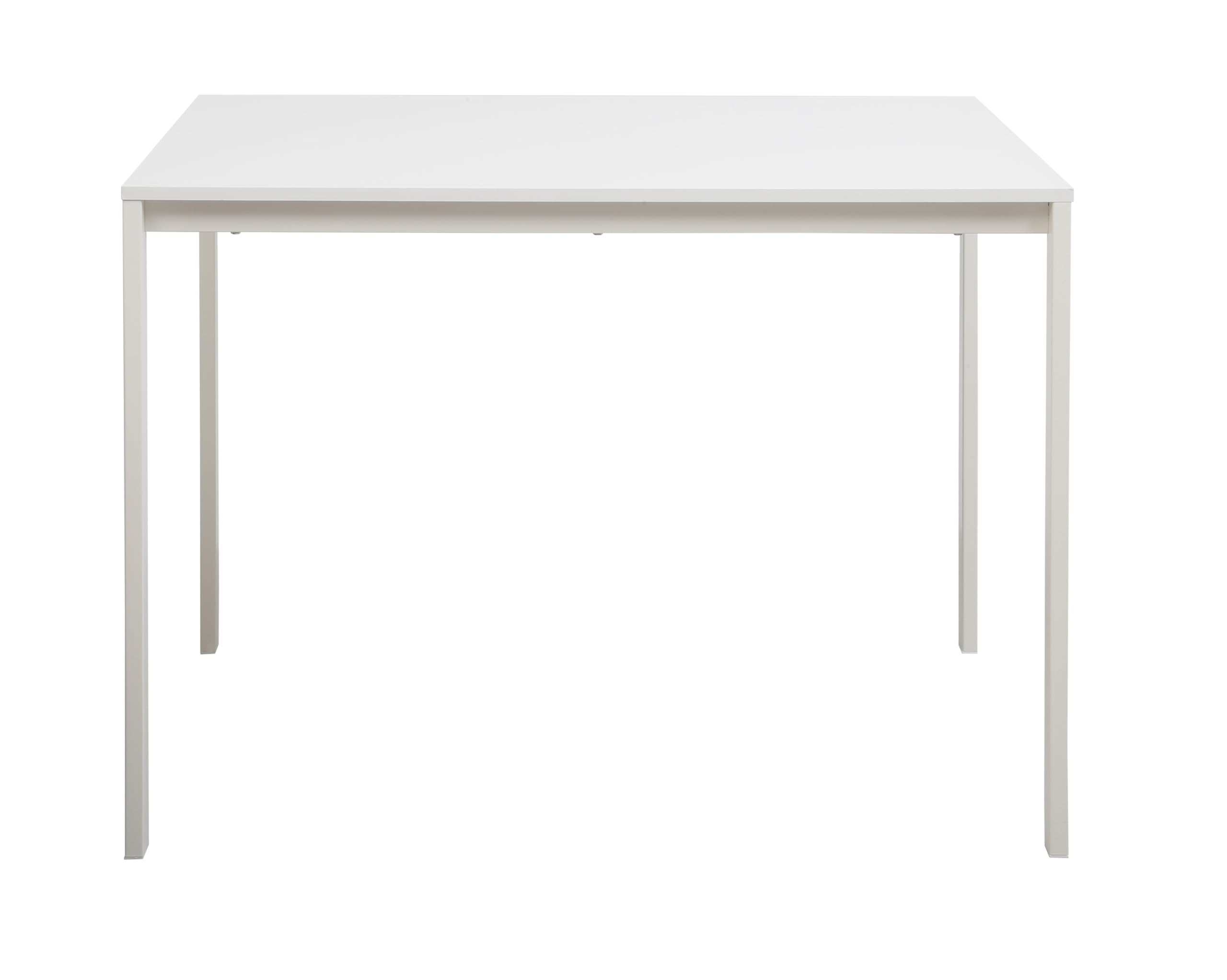 AVANTI TRENDSTORE Grosseto - Tavolo da pranzo con struttura in metallo bianca e piano in legno laminato bianco Disponibile in 3 diverse dimensioni e 3 diversi colori. Dimensioni LAP ca. 100x75x75cm