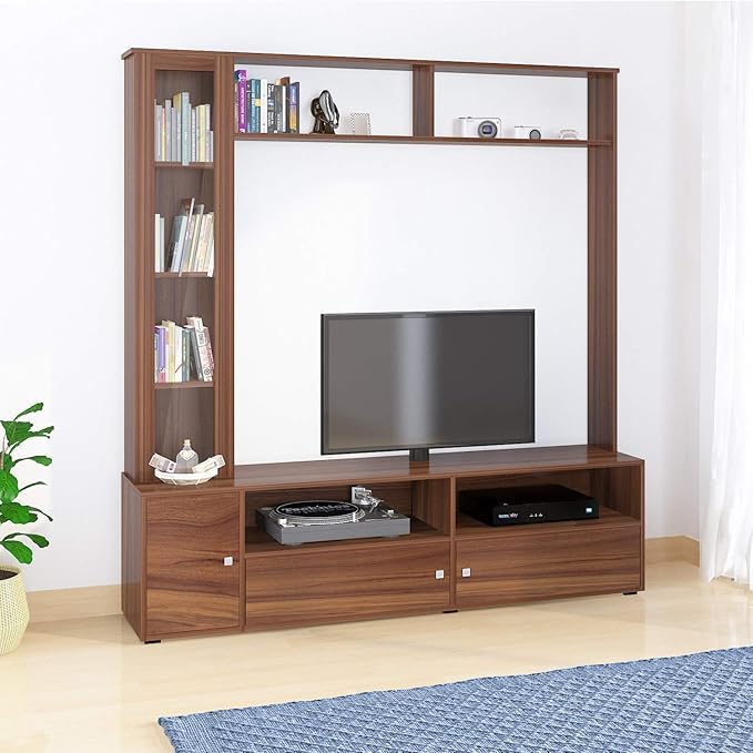 Image of Amazon Brand - Solimo Emily Entertainment Unit - Asian Walnut