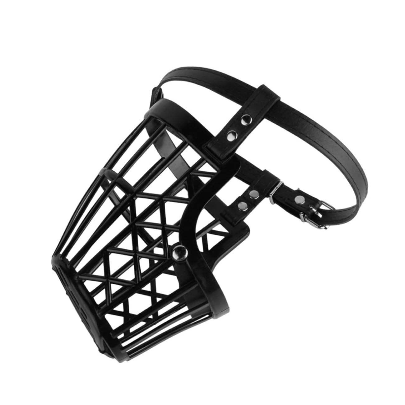 HANABASS 3piezas Bozal De Perro De Plástico Muzzle para Detener Ladridos y Morder Diseño De Cesta Cómoda para Perros