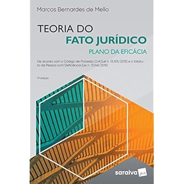Capa do livro Teoria do fato jurídico - plano de eficácia - 1ª parte - 11ª edição de 2019