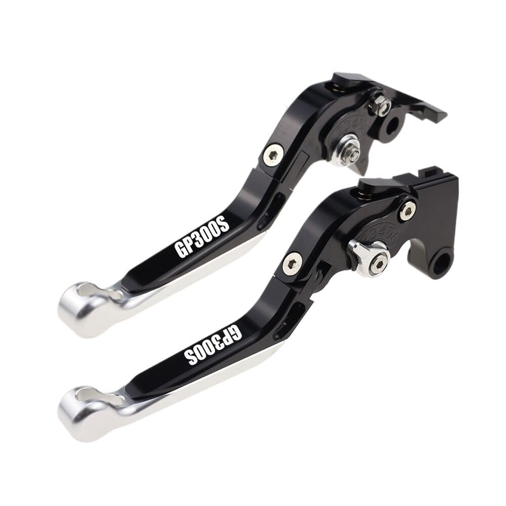 ZDGxfhSRH Motorcycle Brake Clutch Levers Fit for Royal Alloy GP300S GP300 SP GP 300S Motorcycle CNC Accessories Folding Extendable BRE Clutch Levers Adjustable Set(H)