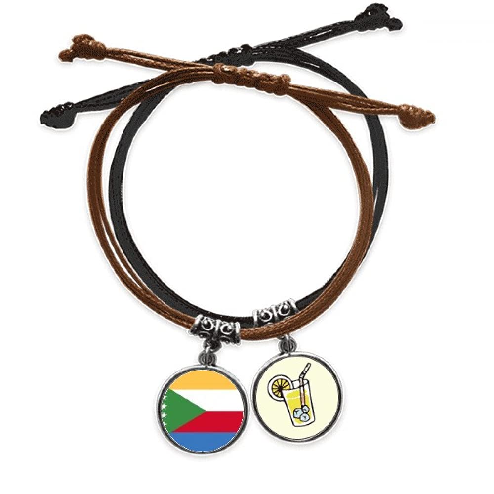 Bracelet des Comores en cuir et corde, une idée cadeau culturelle