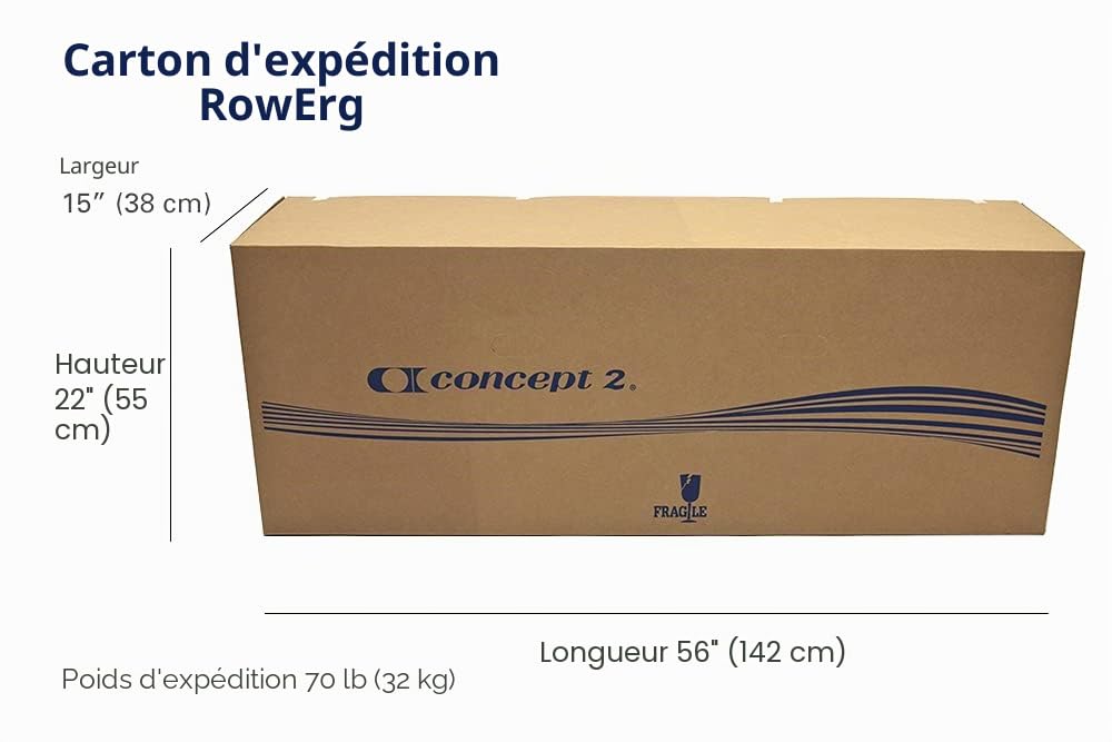 Concept2 Modèle D Rameur avec écran PM5