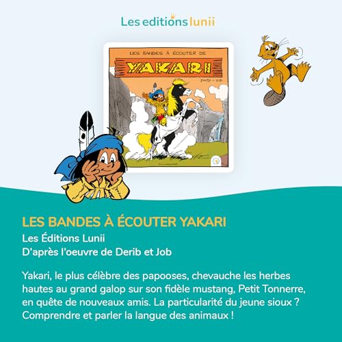 Livre audio interactif Lunii pour Ma Fabrique à Histoires Les bandes à écouter de Yakari - vue 4