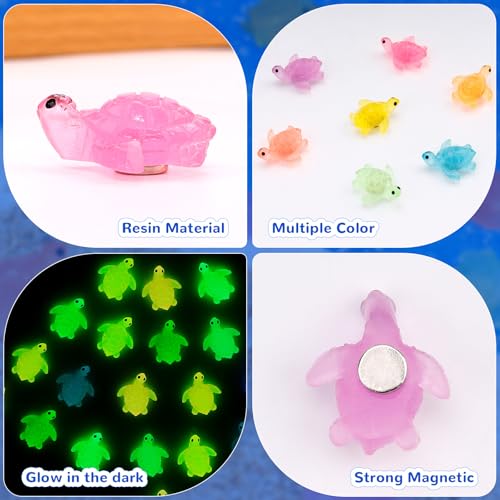 Imanes Decorativos Tortuga de Mar, Juego de 24 Piezas miniatura 3