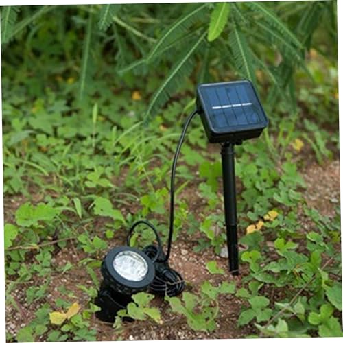 Luces para estanque sumergibles de 6 LED con carga solar y panel de alta resistencia impermeable 3