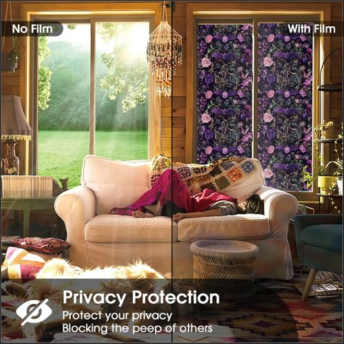Vinilo Decorativo Morado para Ventana 15.7x118 in miniatura 4
