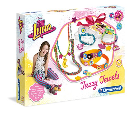 Clementoni - Kit Créatif Soy Luna - Bijoux de Pavot - Ensemble de différents bracelets colorés et pendentifs différents, Boîte de rangement pratique - Recommandé...
