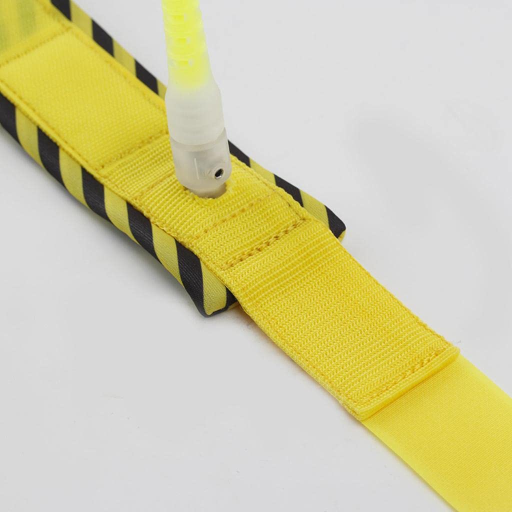 Amagogo Surfboard Leash, Robustes 6 Mm Surfboard Beinseil mit Doppelten Wirbeln, Rostfrei, Gelb 8 Fuß