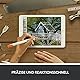 Logitech Crayon Digitaler Zeichenstift für alle ab 2018 veröffentlichten iPads mit Apple Pencil Technologie, Anti-Roll-Design und dynamischem Smart-Tip - Silber/Orange