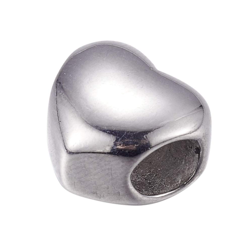 UNICRAFTALE 10 pz 2 Colori Rotondi con Perline Distanziatrici Albero Della Vita Perline In Acciaio Inossidabile 11mm Tonde Piatte con Nodo Della Trinità Albero per Gioielli Fai Da Te Bracciale Collana