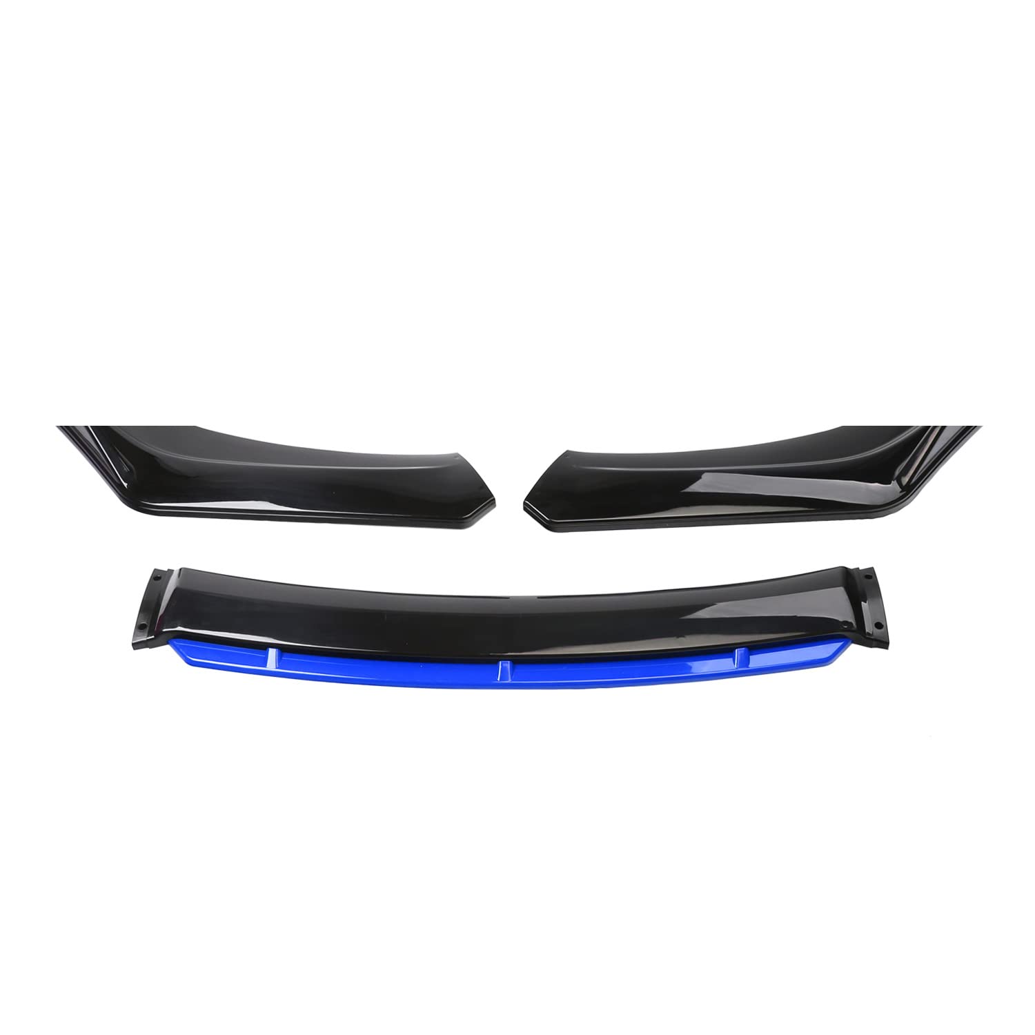 Car Front Spoilers for BMW E46 E90 E39 E60 E36 G30 E30 E34 E38 E53 E83, Front Bumper Lip Splitter Diffuser Front Bumper Spoiler Durable Diffuser Accessories,A-Black(Normal/B-Black Blue)